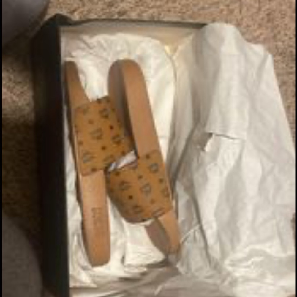 MCM Slides with Duster bag.